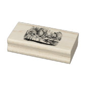 Mad Hatters Tea Party personaliseert Rubberstempel (Stempel)