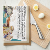 Mad Hatter's Tea Party Theedoek (Quarter Fold)