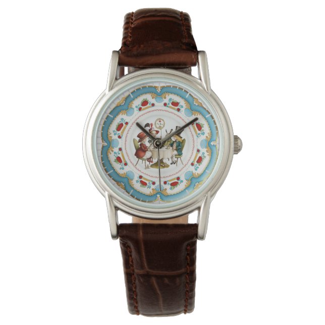 Mad Hatters Tea Party Women's Watch Horloge (Voorkant)