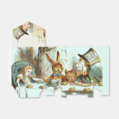MAD HATTERS THEE PARTY-ALICE IN WONDERLAND BEDANKDOOSJES (Uitgevouwen)