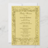 Mad Hatter's Wonderland Tea Party Baby shower Kaart (Achterkant)