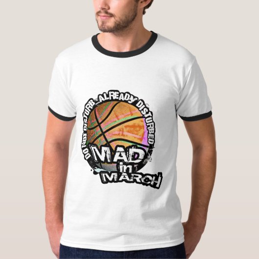 Mad in maart t-shirt (Voorkant)