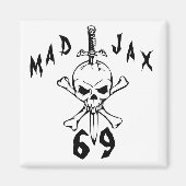 Mad Jax 69 schedel Magneet (Voorkant)