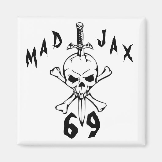 Mad Jax 69 schedel Magneet (Voorkant)