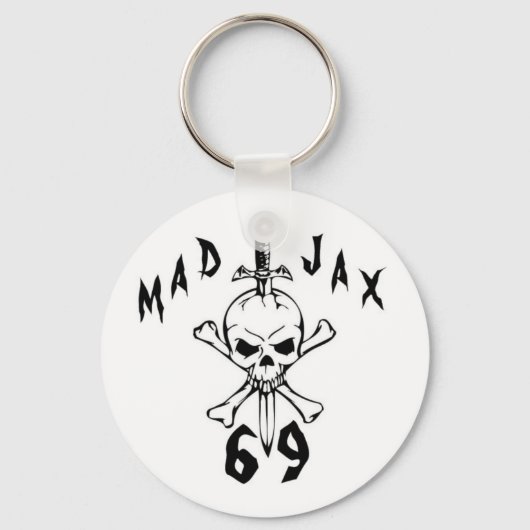 Mad Jax 69 Skull Sleutelhanger (Voorkant)
