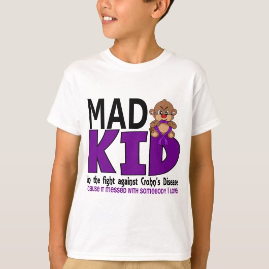 Mad Kind Crohn's Ziekte T-shirt (Voorkant)