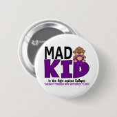 Mad Kind Epilepsy Ronde Button 5,7 Cm (Voorkant /achterkant)