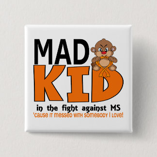 Mad Kind MS Vierkante Button 5,1 Cm
