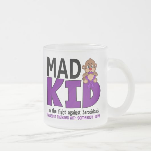 Mad Kind Sarcoïdose Matglas Koffiemok (Rechts)