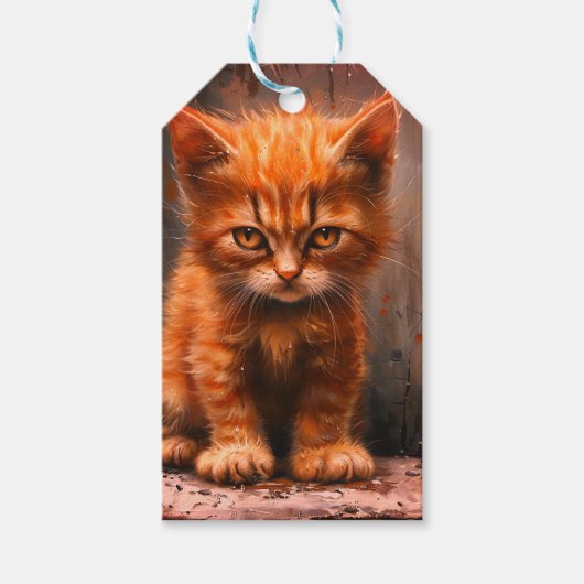 Mad Kitten Cadeaulabel (Voorkant)