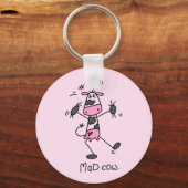 Mad Koe Tshirts en cadeaus Sleutelhanger (Voorkant)