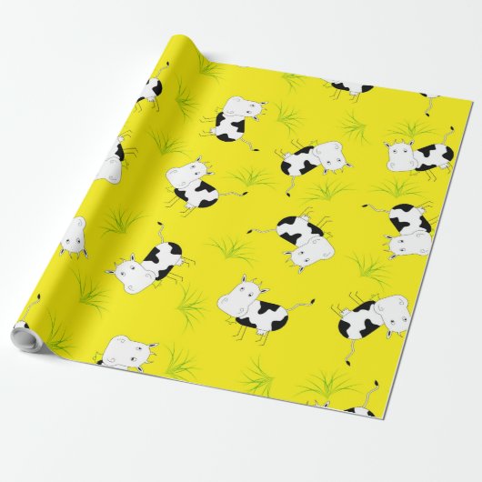 Mad-koeienvangpapier Cadeaupapier (Uitgerold)