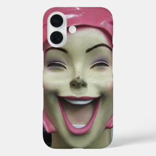 Mad Laughing Mannequin ~ Uncanny Valley Girl iPhone 16 Hoesje