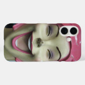Mad Laughing Mannequin ~ Uncanny Valley Girl Case-Mate iPhone Case (Achterkant (horizontaal))
