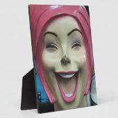 Mad Laughing Mannequin ~ Uncanny Valley Girl Fotoplaat (Zijkant)
