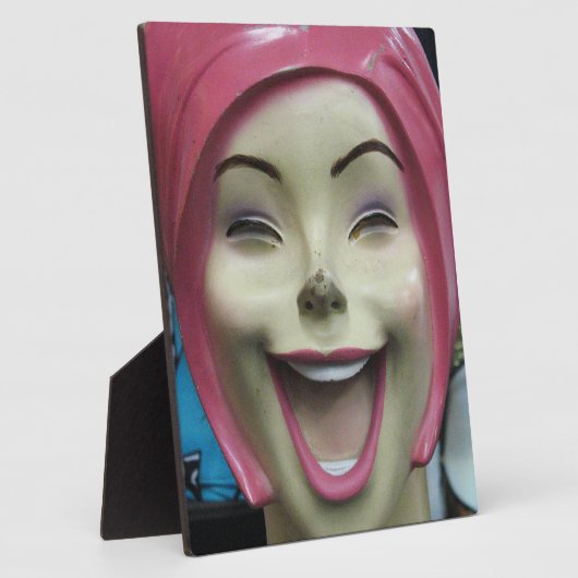 Mad Laughing Mannequin ~ Uncanny Valley Girl Fotoplaat (Zijkant)
