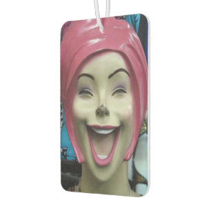 Mad Laughing Mannequin ~ Uncanny Valley Girl Luchtverfrisser