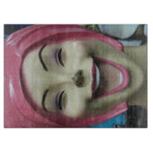 Mad Laughing Mannequin ~ Uncanny Valley Girl Snijplank (Voorkant)