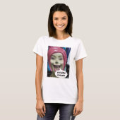 Mad Laughing Mannequin ~ Uncanny Valley Girl T-shirt (Voorkant volledig)