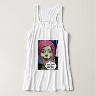 Mad Laughing Mannequin ~ Uncanny Valley Girl Tanktop