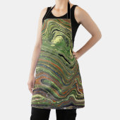 Mad Love 1 Wild Green Abstract Schort (Insitu)