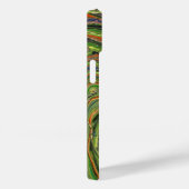 Mad Love 3 groen gestreepte Abstracte telefoonhoes Case-Mate iPhone Case (Achterkant / Rechts)