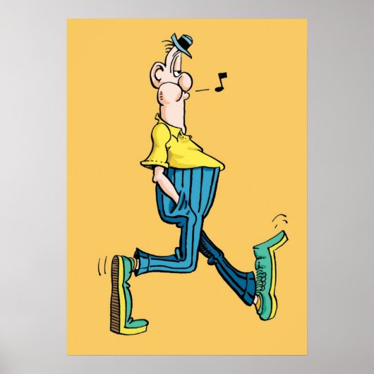 Mad Magazine Don Martin Shirt Sticker Mask Poster (Voorkant)