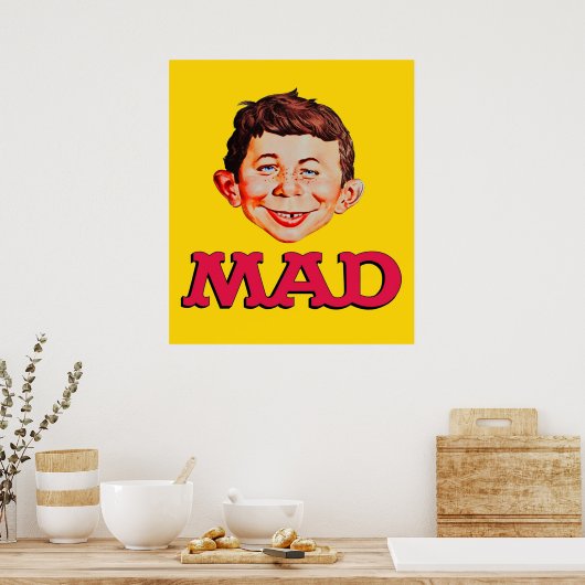 Mad Magazine Shirt Sticker Masker Poster (Keuken)
