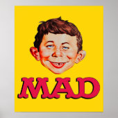 Mad Magazine Shirt Sticker Masker Poster (Voorkant)