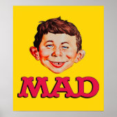 Mad Magazine Sticker Mask Poster (Voorkant)