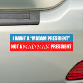 Mad Man bumper sticker (Op auto)