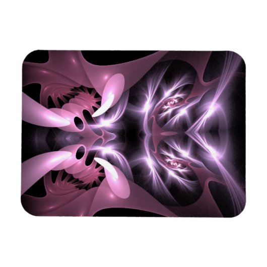 Mad Man Eating Mantis in Paars Magneet (Horizontaal)