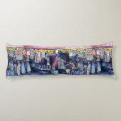 Mad Man on Market and Main, Singapore Lichaamskussen (Achterkant)