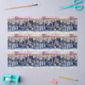 Mad Man on Market and Main, Singapore Tissuepapier (Craft)