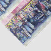 Mad Man on Market and Main, Singapore Tissuepapier (Detail)