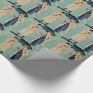 Mad Mannen era umbrella mannen Cadeaupapier