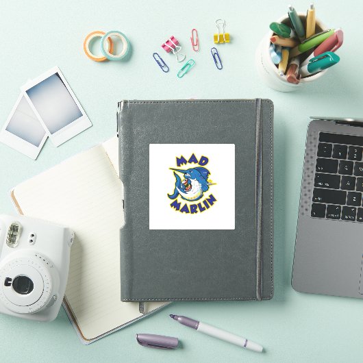 Mad Marlin Sticker (iPad Cover)