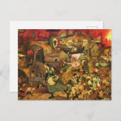 Mad Meg door Hieronymus Bosch Briefkaart (Voorkant / Achterkant)