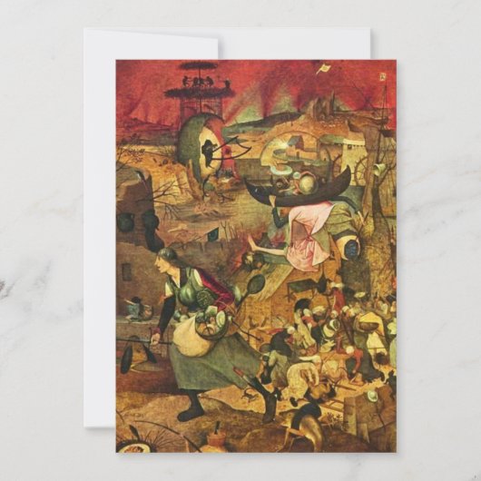 Mad Meg door Hieronymus Bosch Kaart (Voorkant)