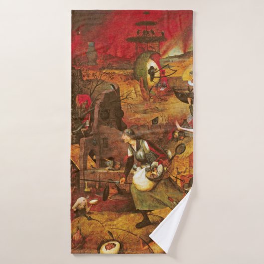 Mad Meg, Pieter Bruegel Badhanddoek (Badhanddoek)