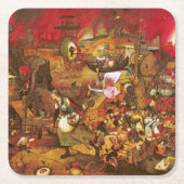 Mad Meg, Pieter Bruegel Kartonnen Onderzetters (Voorkant)