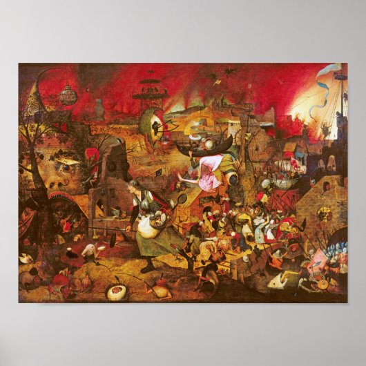 Mad Meg, Pieter Bruegel Poster (Voorkant)