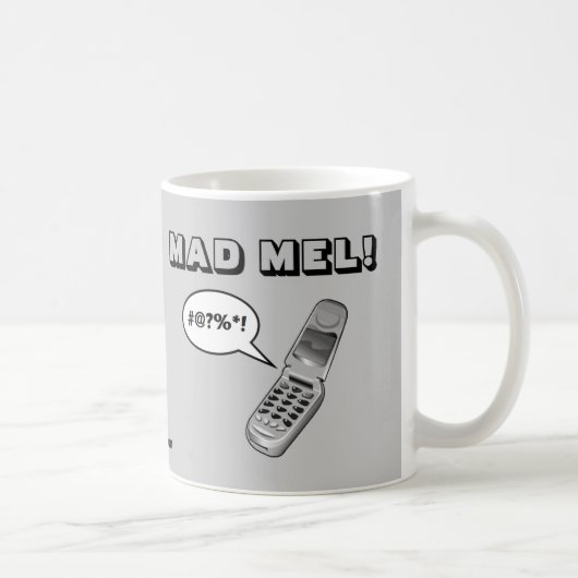 MAD MEL! - Mel Gibson Koffiemok (Rechts)