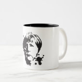 Mad Merkel Tweekleurige Koffiemok (Voorkant rechts)