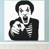 Mad Mime Canvas Afdruk (Insitu (Houten vloer))
