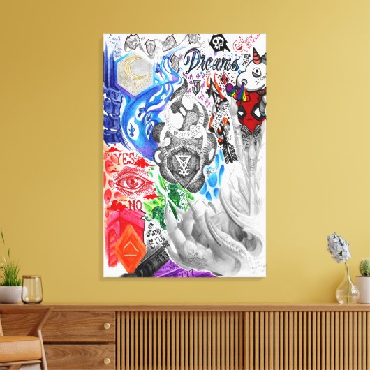 Mad Mix Vol.2 Canvas Afdruk (Insitu (Woonkamer))