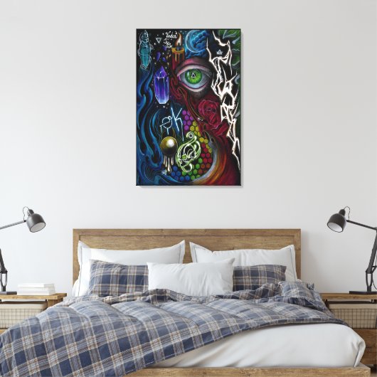 Mad mix VOL.3 Canvas Afdruk (Insitu (Slaapkamer))