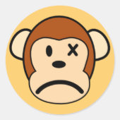 Mad Monkey Sticker (Voorkant)