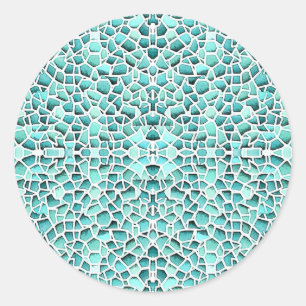 Mad Mosaic Ronde Sticker