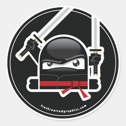 Mad Ninja Skills sticker (Voorkant)